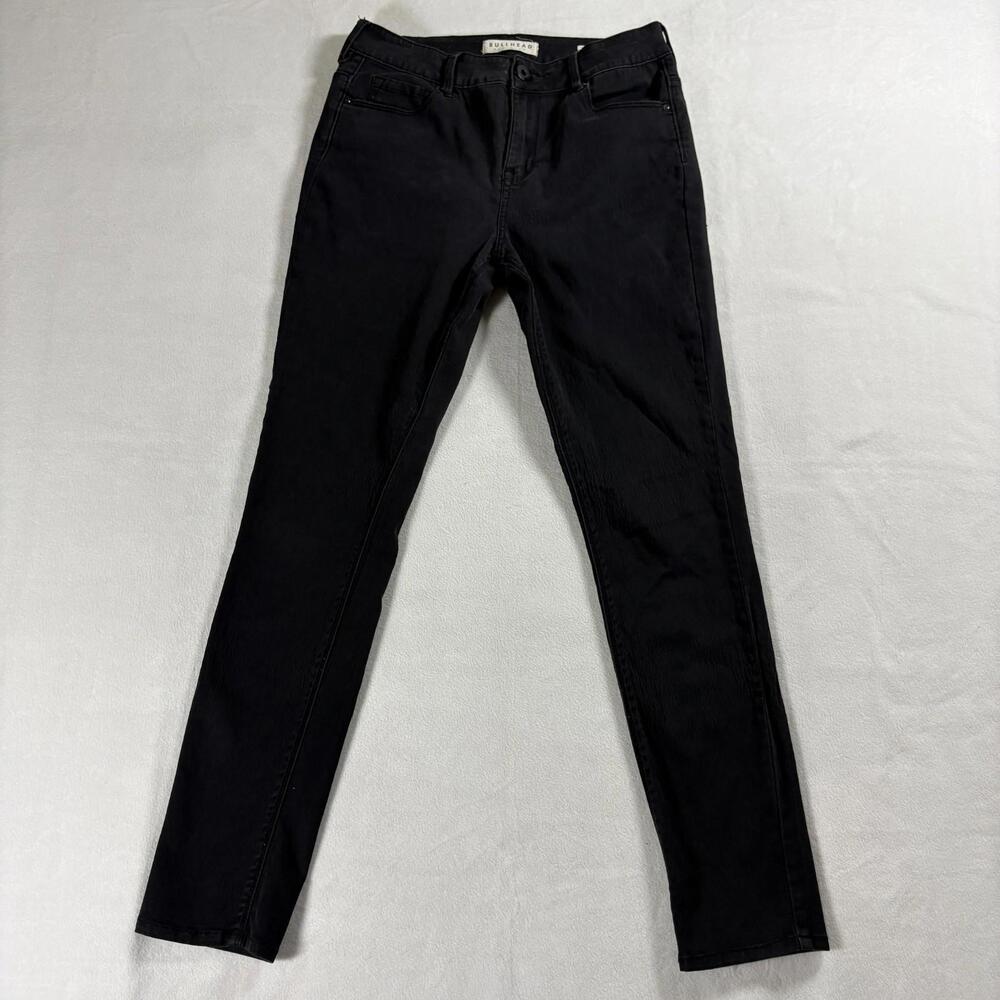 Bullhead High Rise Womens 9 Black Skinniest Stretch Y2K Skinny Jeans Retro Alt